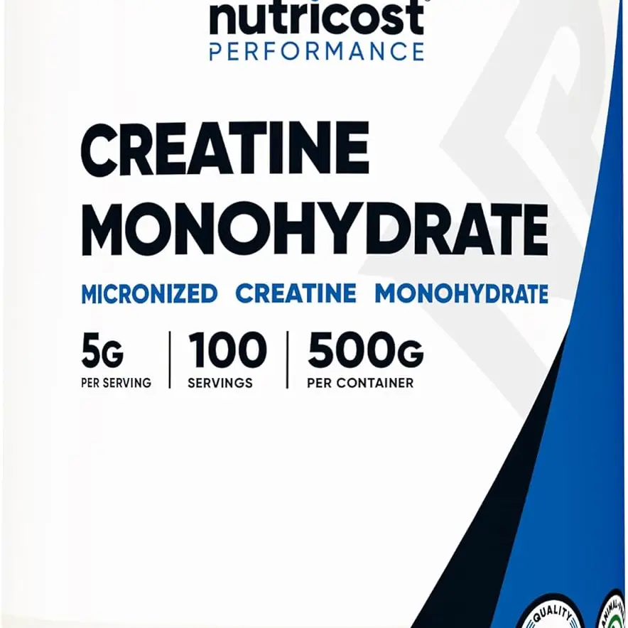 Creatina Monohidrato Nutricost 500g - 100 servicios — imagen 1